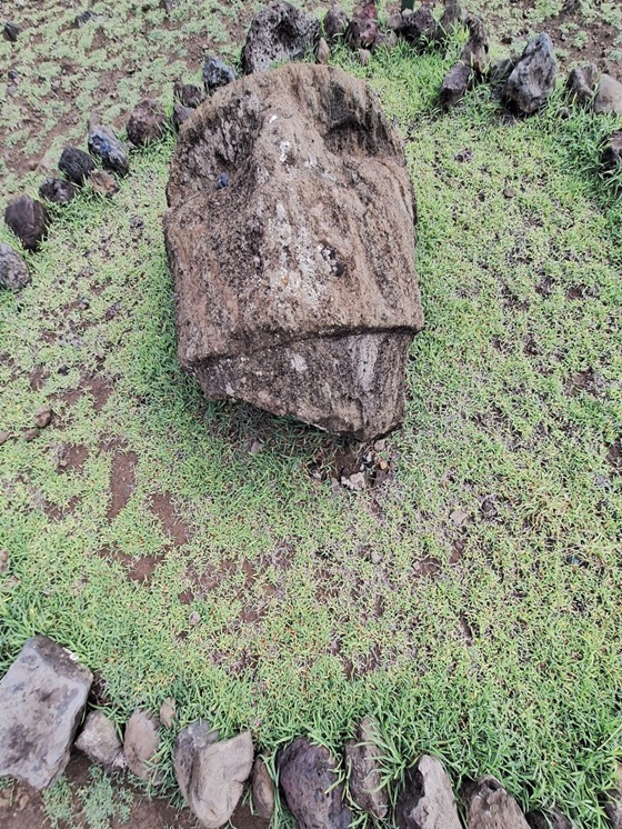 Moai Ahu Akahanga