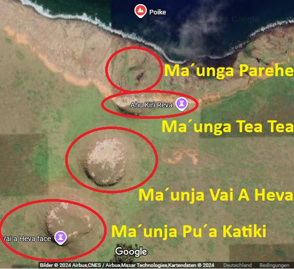 Karte Google Maps Ma´unga Tea Tea Ma´unga Parehe Ma´unja Vai A heva Ma´unja Pu´a Katiki