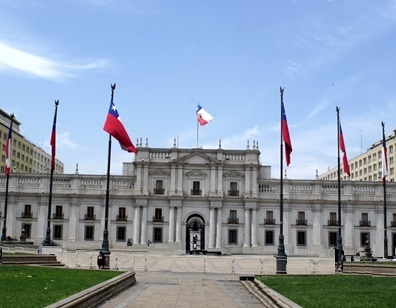 Präsidentenpalast Palacio de La Moneda